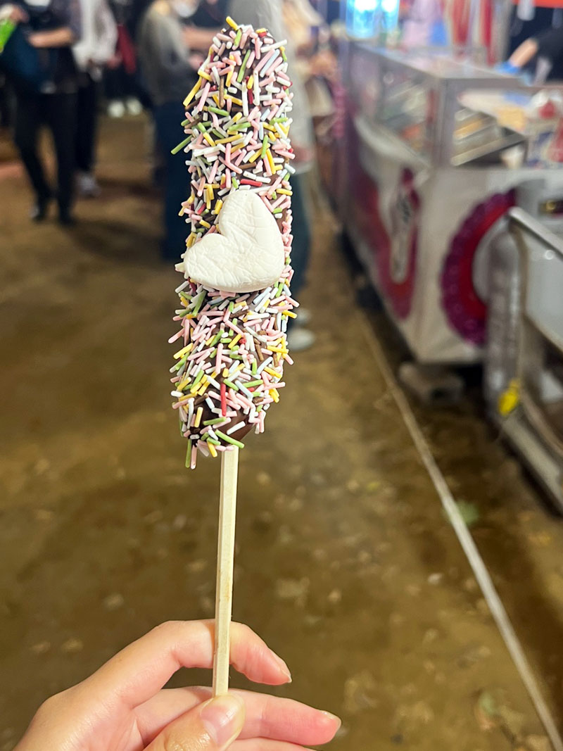 雑司が谷鬼子母神御会式 秋の訪れ 御会式 おえしき 鬼子母神 法明寺 宗祖御会式 チョコバナナ屋さん チョコバナナ